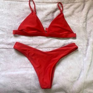 High cut bikini